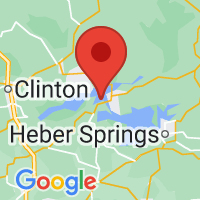 Map of Higden, AR US